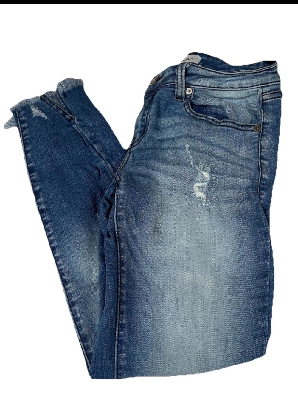 KanCan Women’s Size 5/26 Skinny Jeans Medium Wash Low Rise Ankle KC8379M #1227